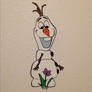 OLAF Paper Cricut Cutout • Party Room Decoration